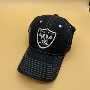 Vintage Raiders Team  Field Reebok Hat‎ Cap Adjustable Strapback NFL Football